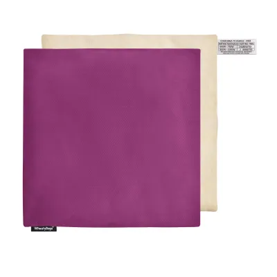 (24cm) - Purple Cotton Fabric with Removable Cover