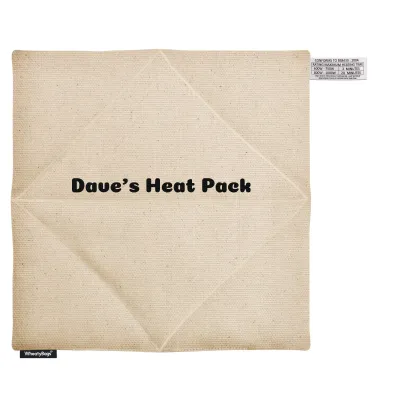 (34cm) - Natural Organic Cotton (Personalised with Text)