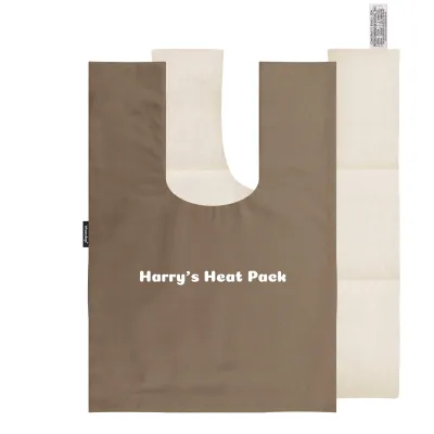 (48cm x 33cm) - Chocolate Luxury Cotton Fabric with Removable Cover (Personalised with Text)