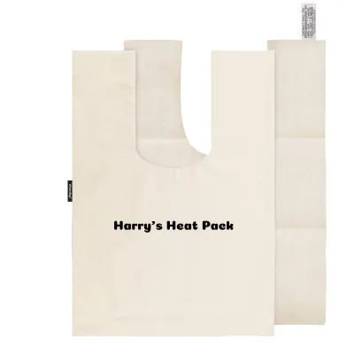 (48cm x 33cm) - Natural Cotton Fabric with Removable Cover (Personalised with Text)