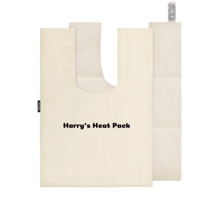 (48cm x 33cm) - Natural Organic Cotton with Removable Cover (Personalised with Text)