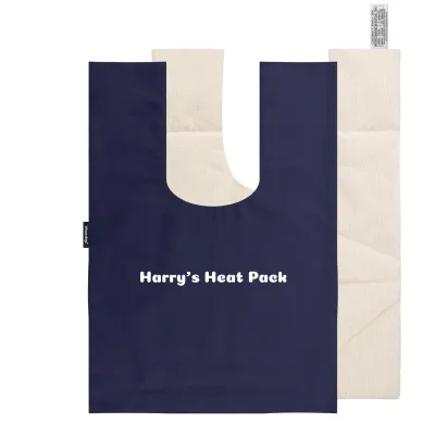 48cm x 33cm (8 Compartments) - Navy Blue Cotton Fabric with Removable Cover (Personalised with Text)