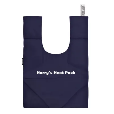 48cm x 33cm (8 Compartments) - Navy Blue Cotton Fabric (Personalised with Text)