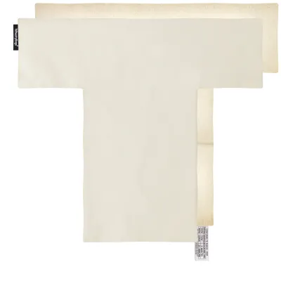 (43cm x 39cm with 3 Compartments) - Natural Organic Cotton with Removable Cover