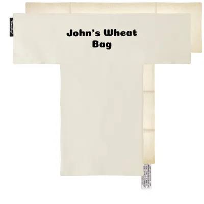 (43cm x 39cm with 6 Compartments) - Natural Cotton Fabric with Removable Cover (Personalised with Text)