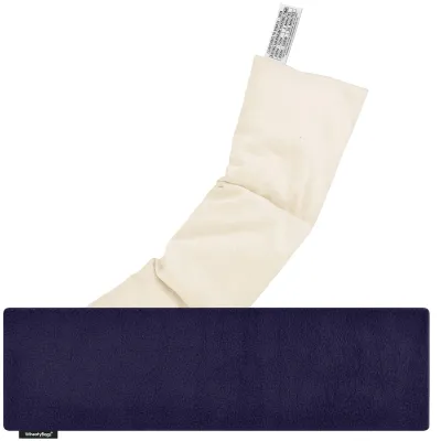 (47cm x 12cm) - Navy Blue Fleece Fabric with Removable Cover