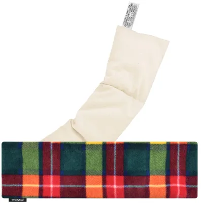 (47cm x 12cm) - Tartan Fleece Fabric with Removable Cover