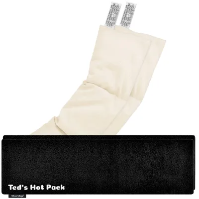 Pack of 2 (47cm x 12cm) - Black Fleece Fabric with Removable Cover (Personalised with Text)