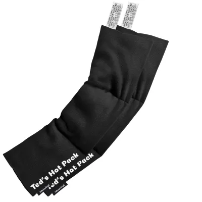 Pack of 2 (47cm x 12cm) - Black Fleece Fabric (Personalised with Text)