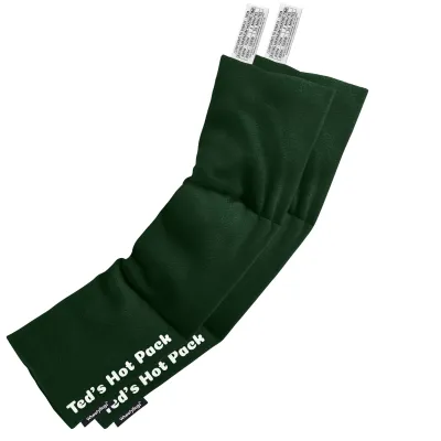 Pack of 2 (47cm x 12cm) - Dark Green Fleece Fabric (Personalised with Text)