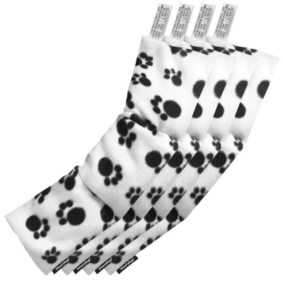 Pack of 4 (47cm x 12cm) - Paws Fleece Fabric