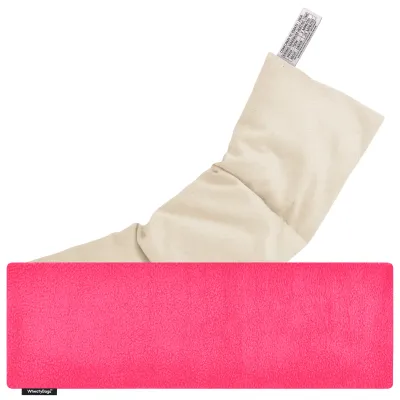 (49cm x 15cm) - Hot Pink Cotton Fabric with Removable Cover