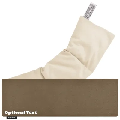 (49cm x 15cm) - Chocolate Luxury Cotton Fabric with Removable Cover (Personalised with Text)