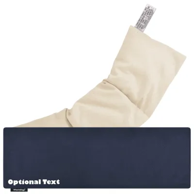 (49cm x 15cm) - Navy Blue Cotton Fabric with Removable Cover (Personalised with Text)