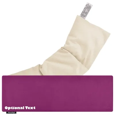 (49cm x 15cm) - Purple Cotton Fabric with Removable Cover (Personalised with Text)