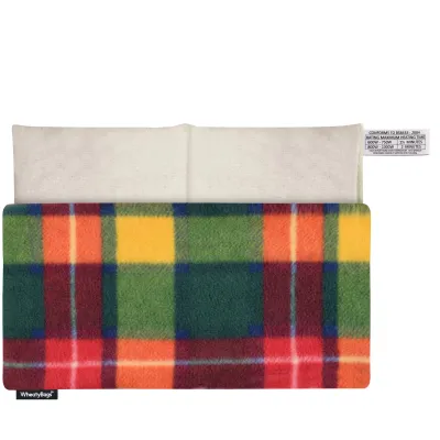 (33cm x 16cm) - Tartan Fleece Fabric with Removable Cover