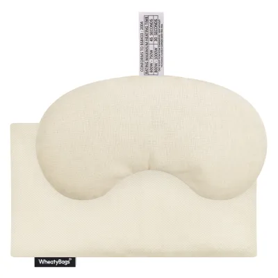 - Millet Seed Filling (18cm x 11.5cm) - Natural Cotton Fabric Scented (Organic Lavender Buds) and Removable Cover