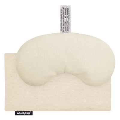 - Millet Seed Filling (18cm x 11.5cm) - Natural Organic Cotton Scented (Organic Lavender Buds) and Removable Cover