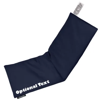 (49cm x 15cm) - Navy Blue Cotton Fabric Scented (Organic Lavender Buds) (Personalised with Text)
