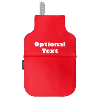 (35cm) - Red Cotton Fabric (Personalised with Text)