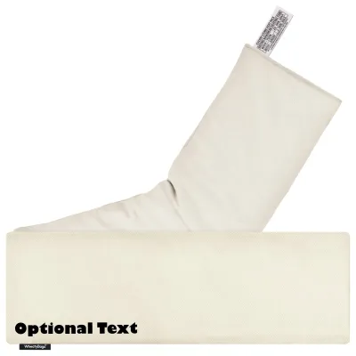 (49cm x 15cm) - Natural Cotton Fabric with Removable Cover (Personalised with Text)