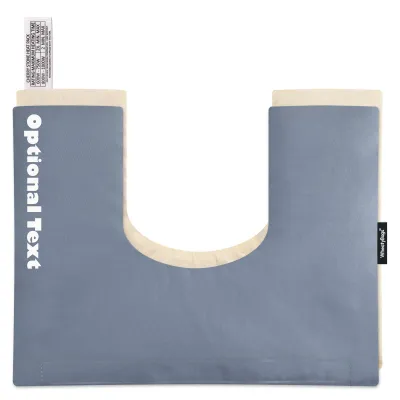 (37cm x 27cm) - Gothic Blue Luxury Cotton Fabric Scented (Organic Lavender Buds) with Removable Cover (Personalised with Text)