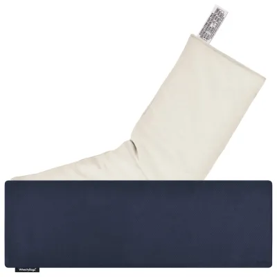 (49cm x 15cm) - Navy Blue Cotton Fabric with Removable Cover
