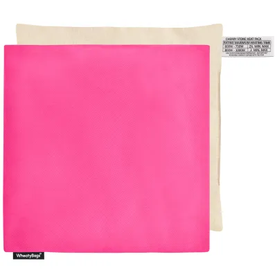 (23cm) - Hot Pink Cotton Fabric with Removable Cover