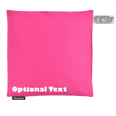 (23cm) - Hot Pink Cotton Fabric Scented (Organic Lavender Buds) (Personalised with Text)