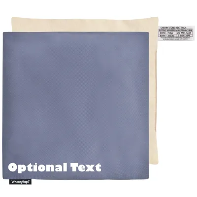(23cm) - Gothic Blue Luxury Cotton Fabric with Removable Cover (Personalised with Text)