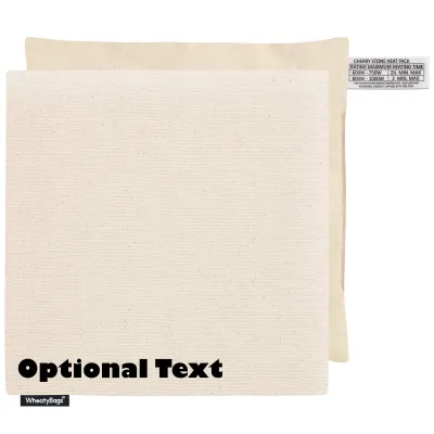 (23cm) - Natural Organic Cotton with Removable Cover (Personalised with Text)