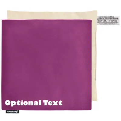(23cm) - Purple Cotton Fabric Scented (Organic Lavender Buds) with Removable Cover (Personalised with Text)