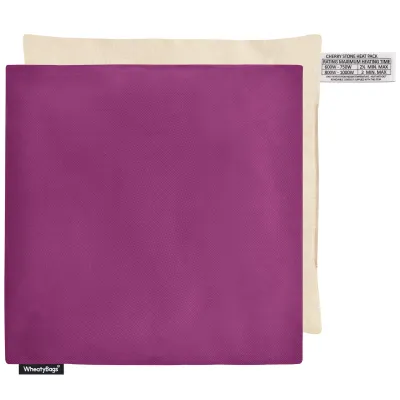 (23cm) - Purple Cotton Fabric with Removable Cover
