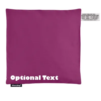 (23cm) - Purple Cotton Fabric (Personalised with Text)
