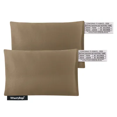 (Pack of 2 - 15cm x 10cm) - Chocolate Luxury Cotton Fabric