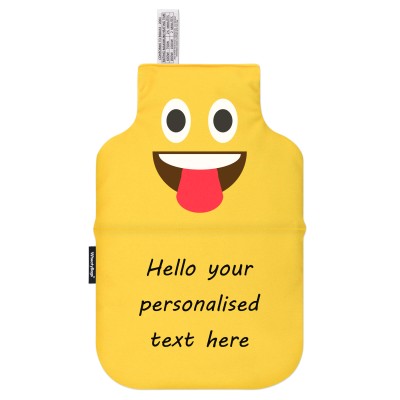 (35cm x 22cm) - Tongue Out Soft Velvet Polyester Fabric (Personalised with Text)
