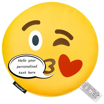 (25cm) - Kiss with a Wink Soft Velvet Polyester Fabric (Personalised with Text)