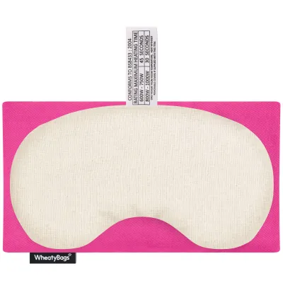 (18cm x 11.5cm) - Hot Pink Cotton Fabric with Black Hook & Loop + Elastic Fastening Strap with Removable Cover