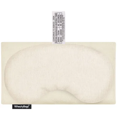 (18cm x 11.5cm) - Natural Cotton Fabric with White Hook & Loop + Elastic Fastening Strap with Removable Cover