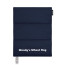 40cm x 30cm (3 Compartments) - Navy Blue Cotton Fabric